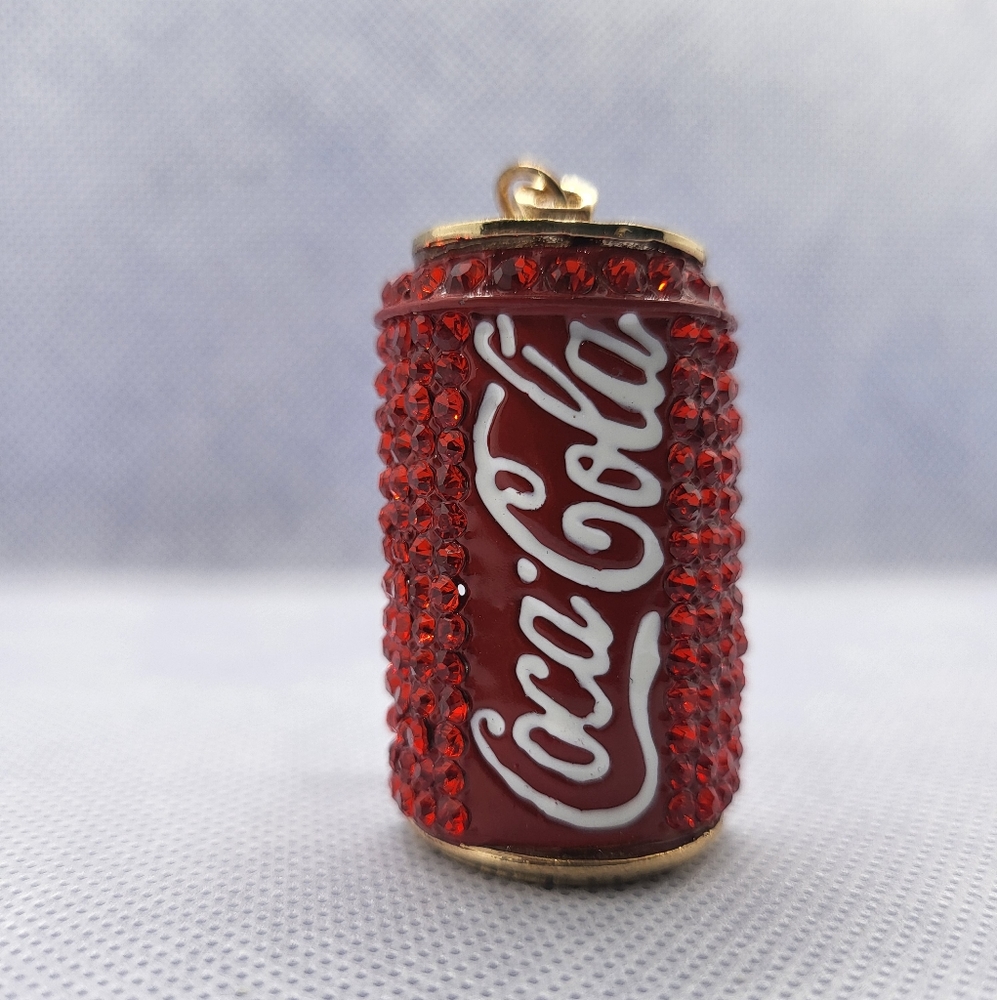 Coca-cola Rhinestone Keychain